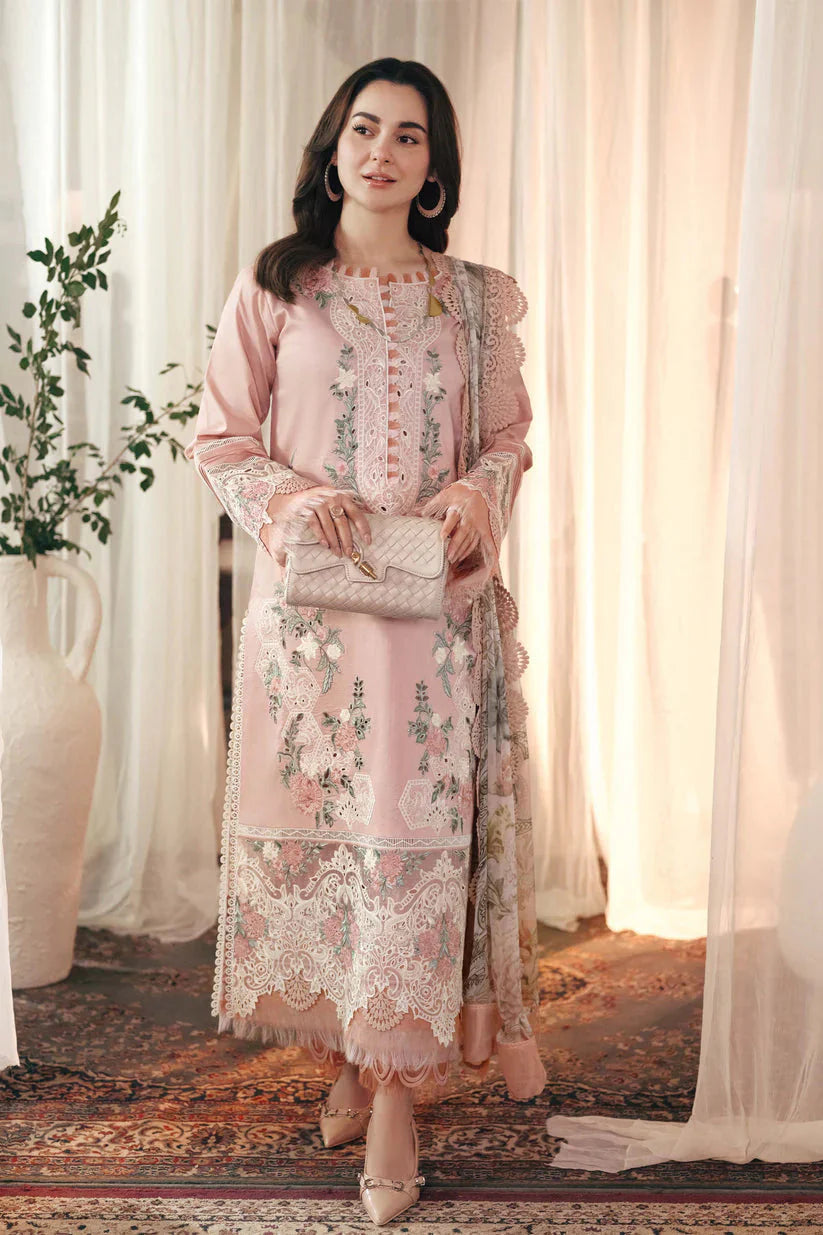 DHANAK 3PC EMBROIDERED SUIT WITH WOOL SHAWL