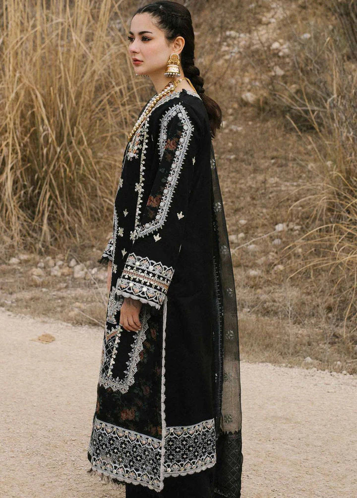 3PC DANAK EMBORIDED SHIRT PLAIN TROUSER DANAK SHAWL