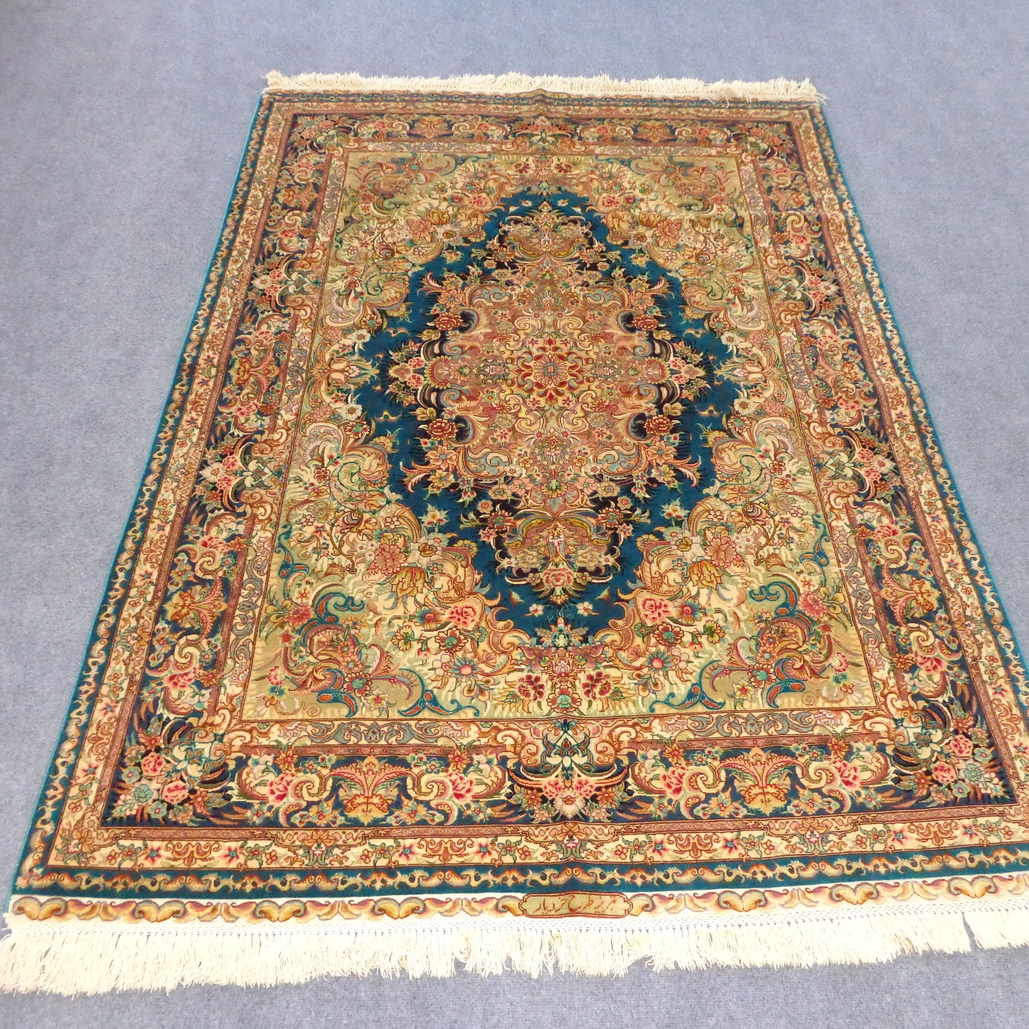 PURE SILK TABRAIZ CARPET