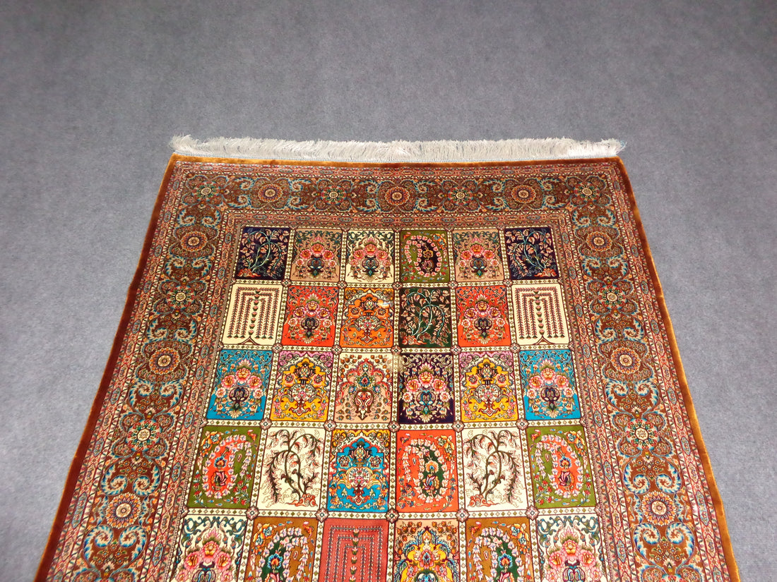 BAKHTIARI PURE SILK CARPET