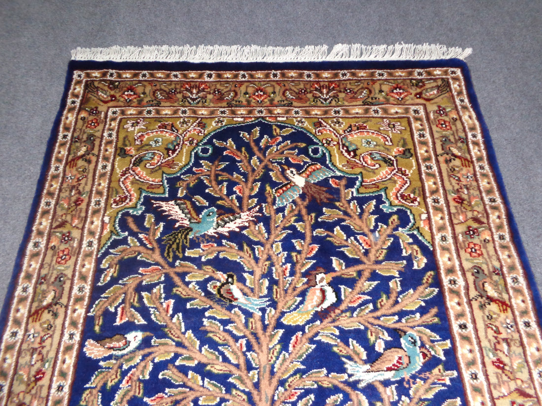 TREE OF LIFE SILK & WOOL CARPET
