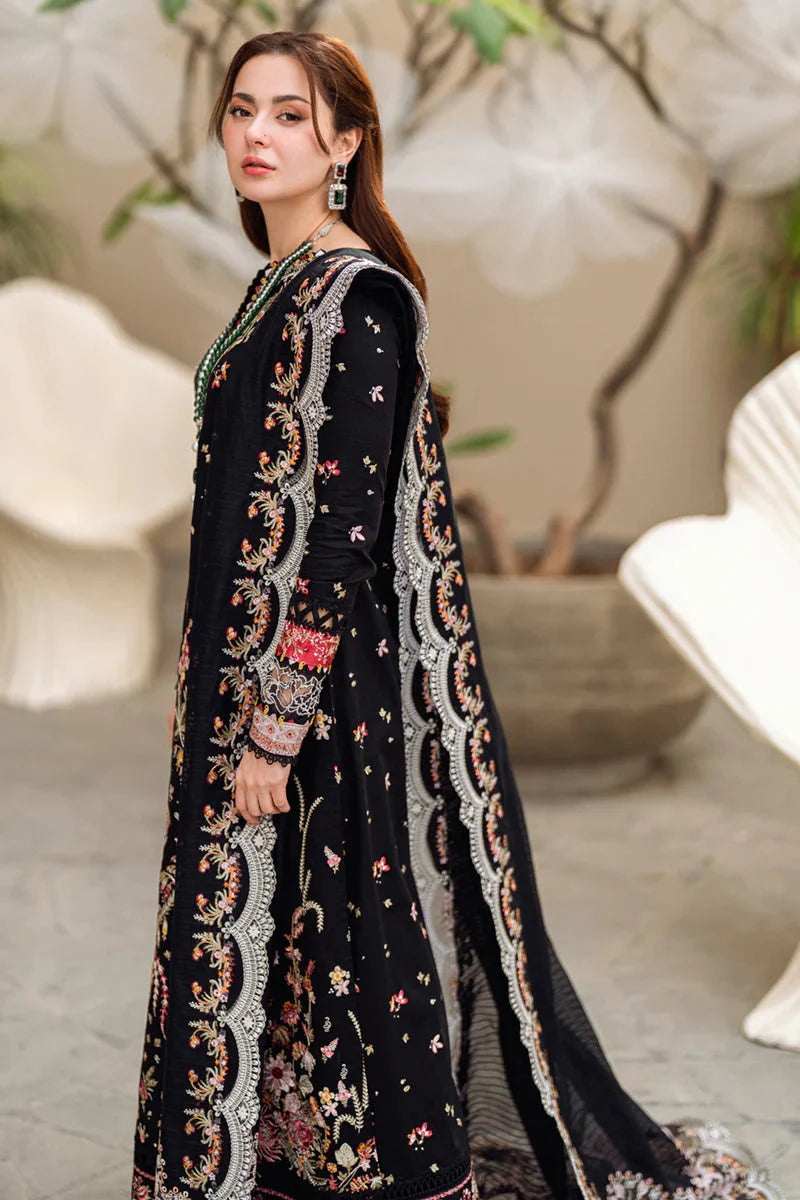 3PC LAWN EMBROIDERED SHIRT chiffon embroidered DUPATA 11001
