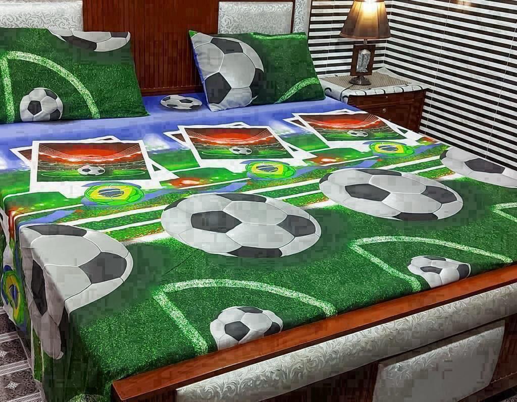 BEDSHEET 3 PIECES PURE COTTON